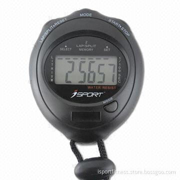 LCD Alarm Waterproof 10-500 Laps Stopwatch